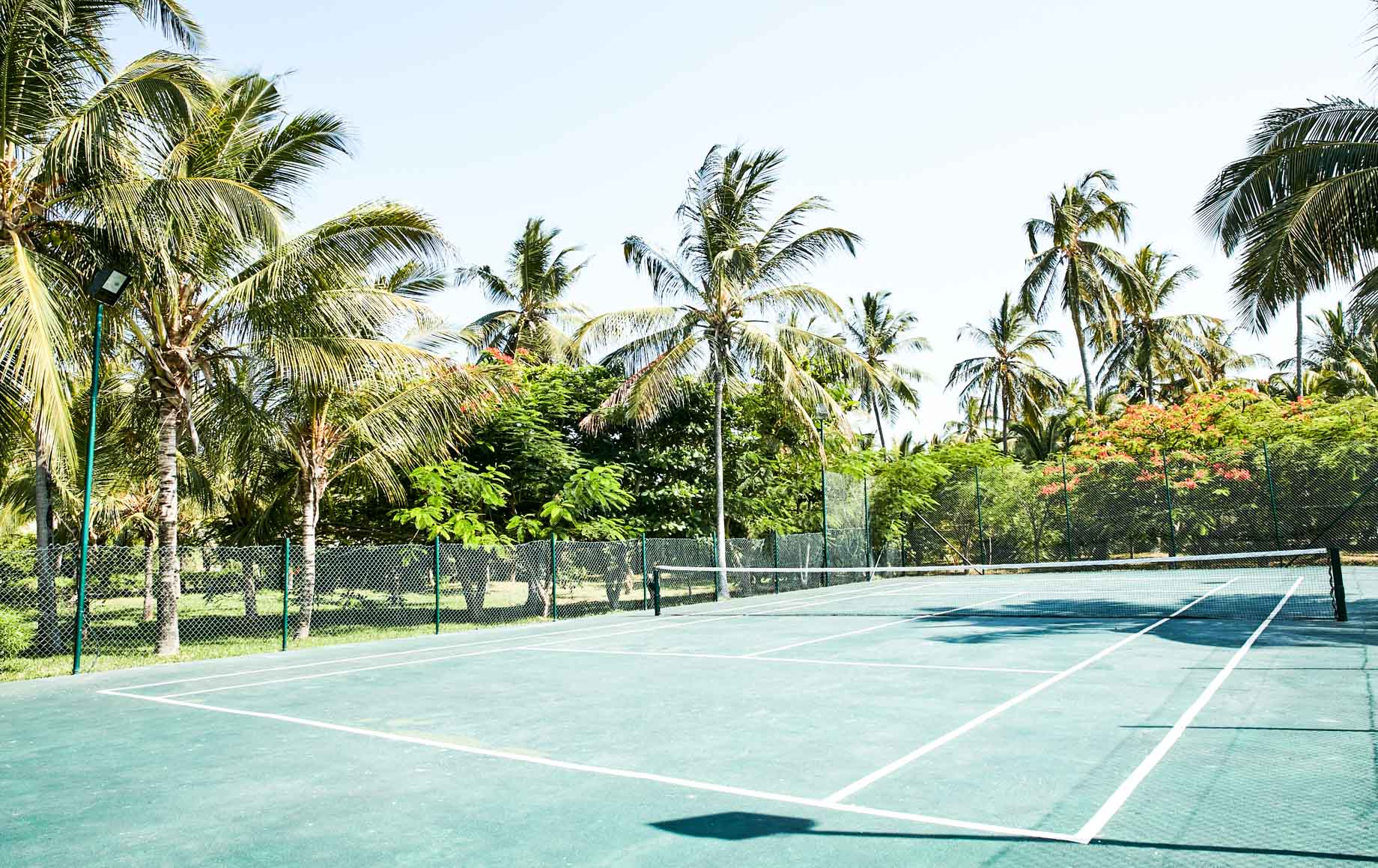 Tennis courts at Baraza Resort & Spa