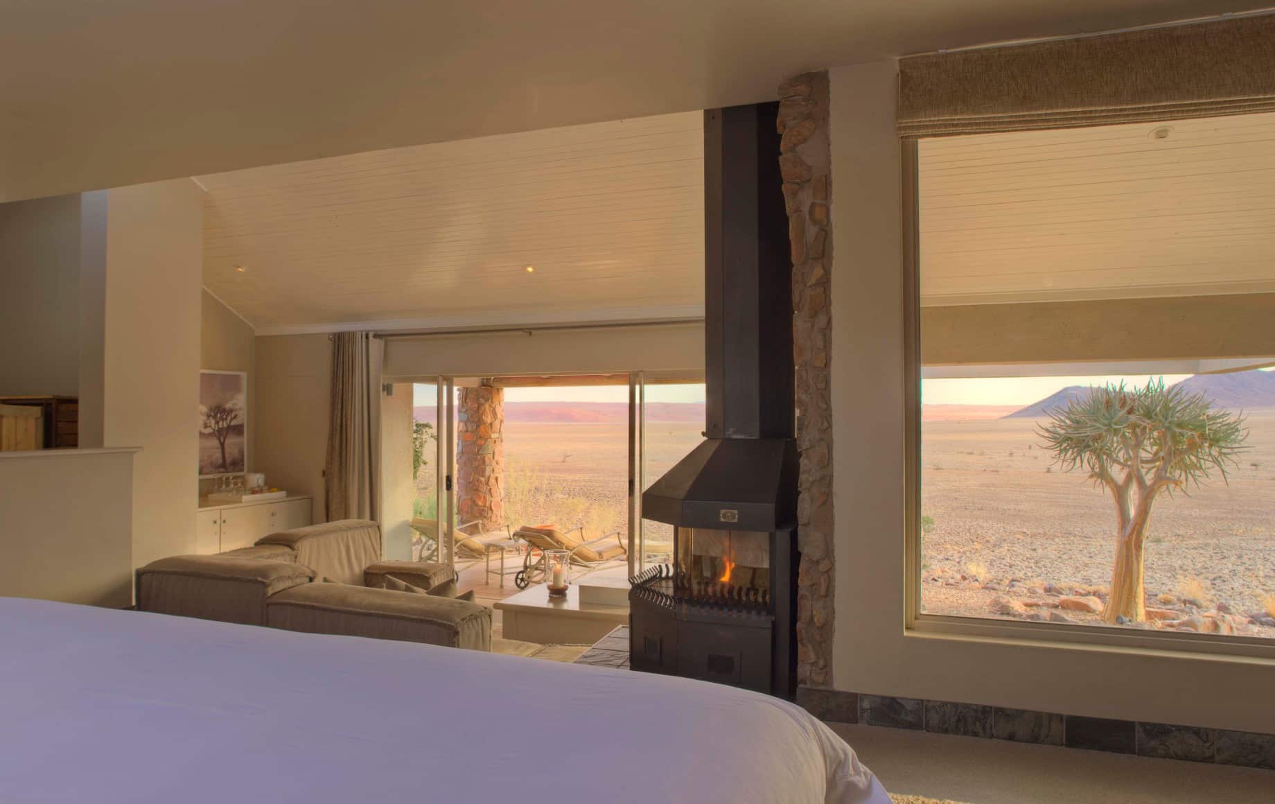 View from the lodge bedroom