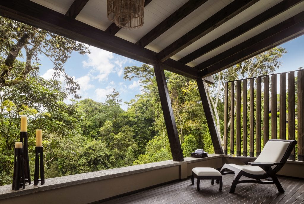 terrace overlooking jungle in rwanda
