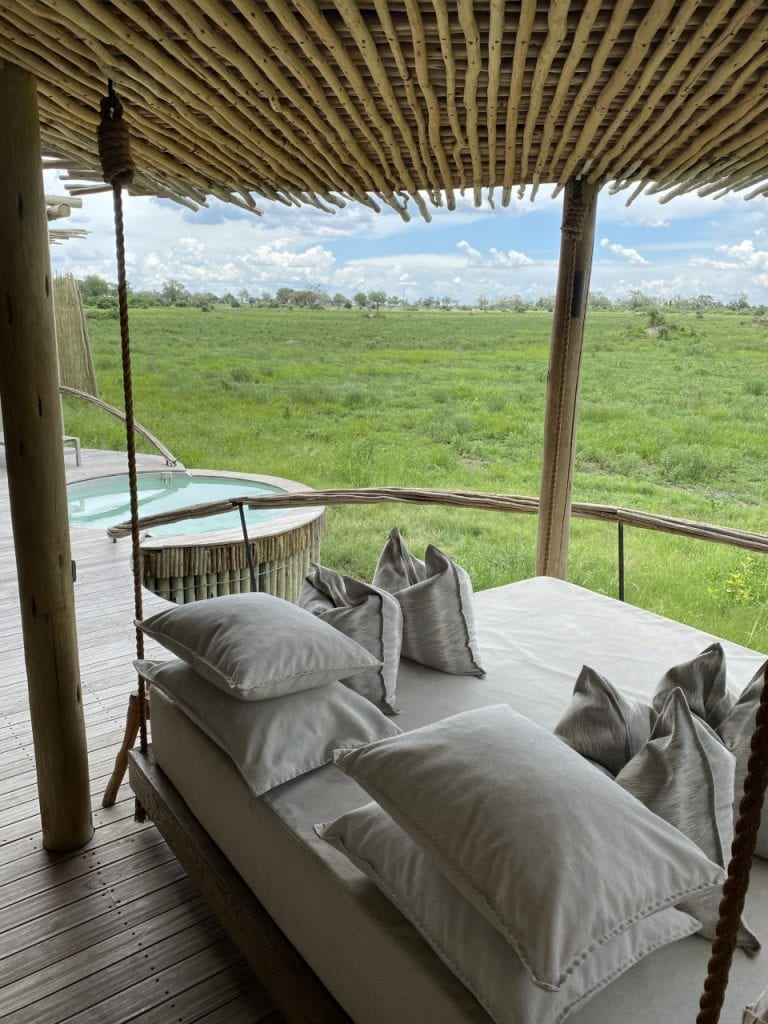 private plunge pool on safari