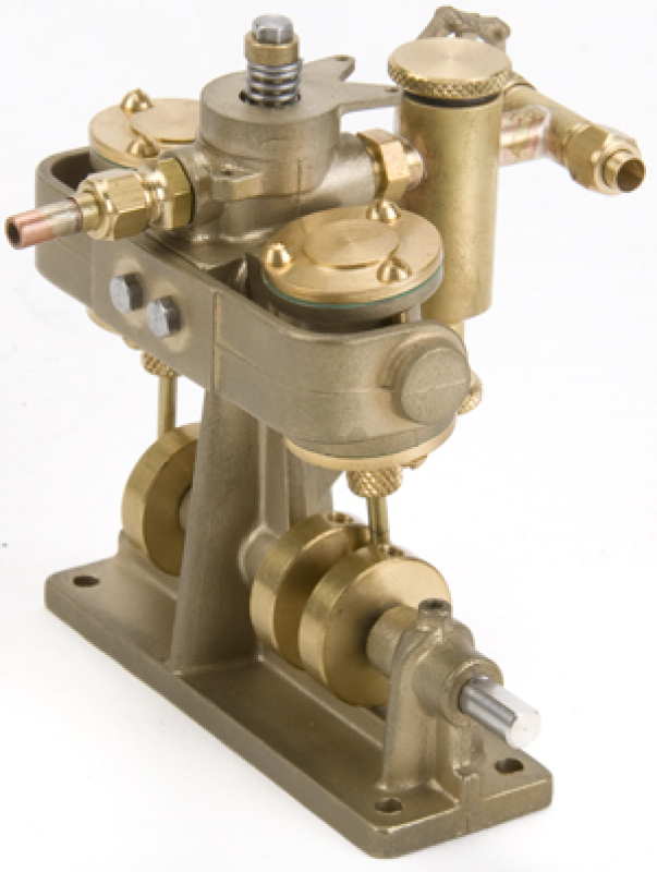 Miniature Steam Models MSM Clyde twin cylinder oscillator with lubricator 11mm bore/stroke