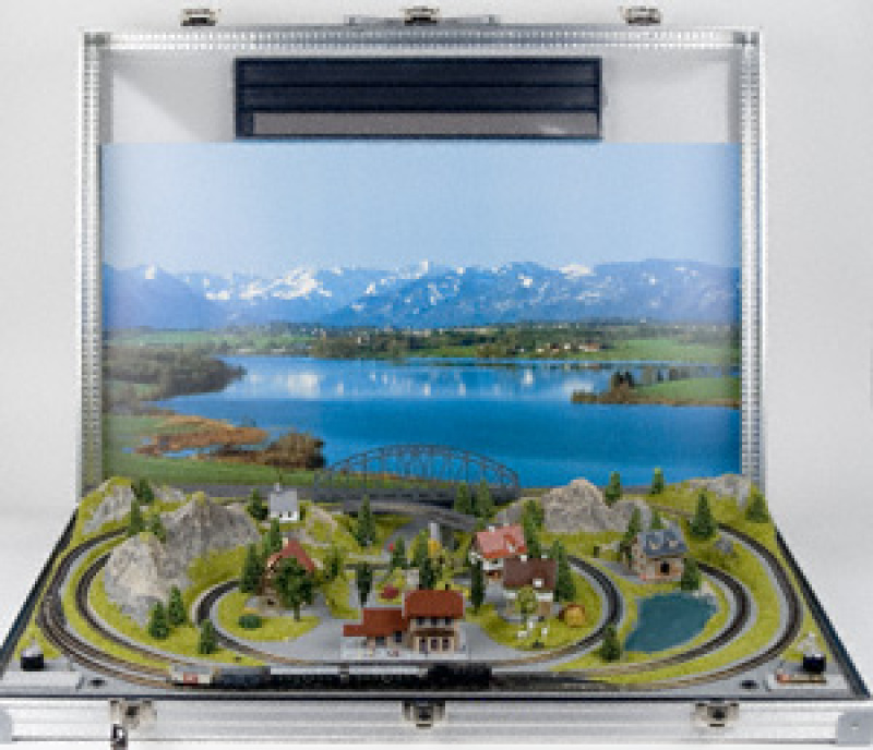 Noch Tessin Alukoffer Z Scale Briefcase Layout