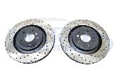StopTech Drilled & Slotted Rotors (Front Pair), 08-09 Caliber SRT-4