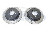 StopTech Drilled & Slotted Rotors (Rear Pair), 08-09 Caliber SRT-4