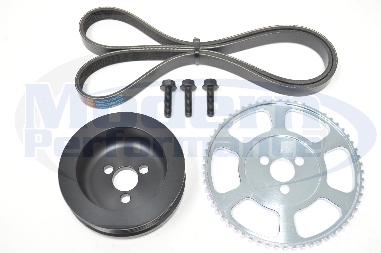 MPx Lightweight Underdrive Pulley Kit, 2012+ Fiat 500 1.4L NON-Turbo