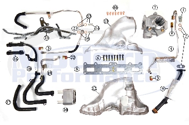 OEM Turbo System Components, 03-05 Neon SRT-4 / 03-07 PT Cruiser GT