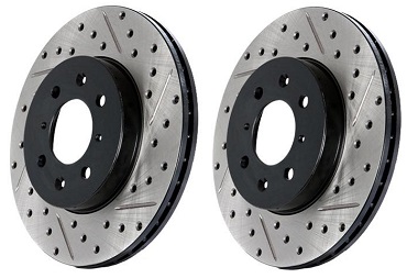 StopTech 13 Ford Focus ST Slotted Right Rear Rotor main image 1