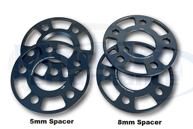 MPx 5x110 3mm-30mm Forged Aluminum Wheel Spacers Dodge Hornet/Dart 