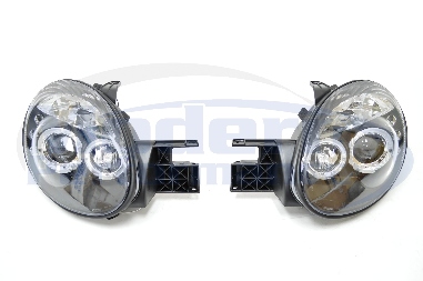 Version 1 LED Halo Projector Headlights, 03-05 Neon SRT-4