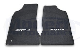 Mopar Officially Licensed SRT-4 Logo Floor Mats, 03-05 Neon SRT-4 (silver, red, yellow, orange, blue) 