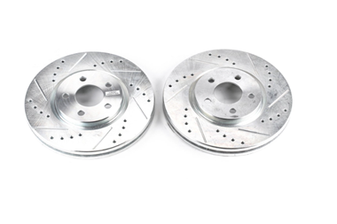 Power Stop Drilled & Slotted Rotors (Front Pair), 03-05 Neon SRT-4 / 03-09 PT Cruiser Turbo 