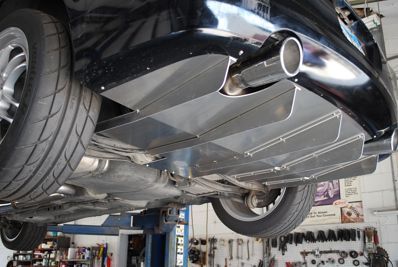 MPx Aluminum Rear Diffuser, 03-05 Neon SRT-4