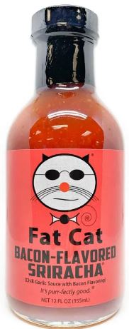 Fat Cat Bacon Flavored Sriracha Sauce