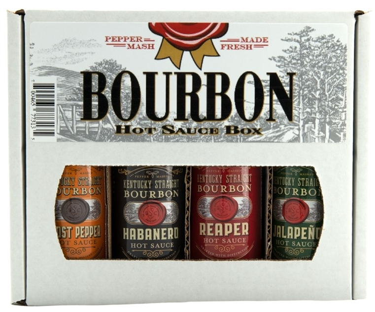 Kentucky Straight Bourbon Hot Sauce Box