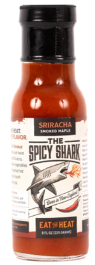 Spicy Shark Smoked Maple Sriracha Hot Sauce