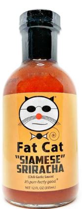 Fat Cat Siamese Sriracha sauce