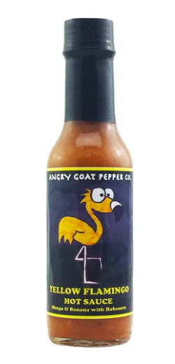 Angry Goat Pepper Co. Yellow Flamingo