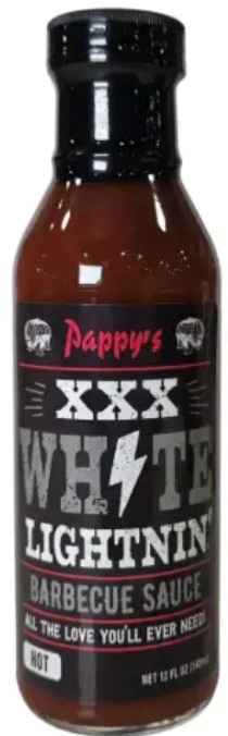 Pappy's XXX White Lightinin' Barbecue Sauce