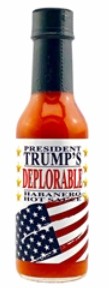 President Trump's DEPLORABLE Habanero Hot Sauce