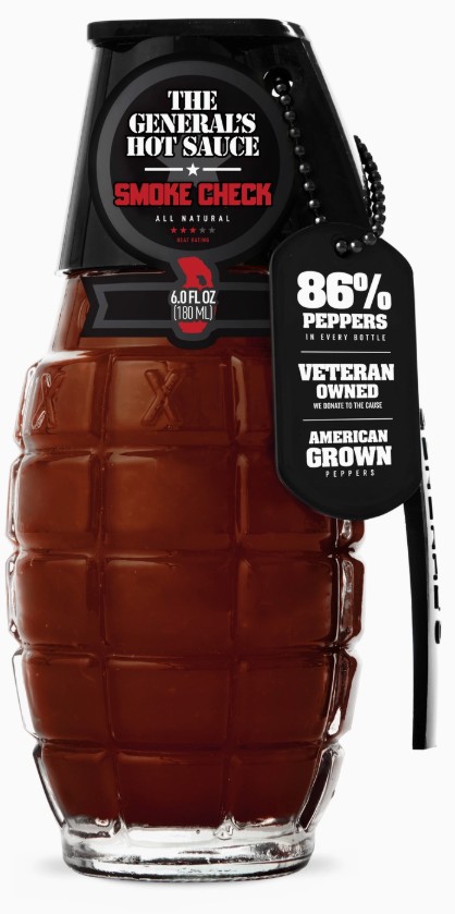 The General's Smoke Check Grenade Hot Sauce