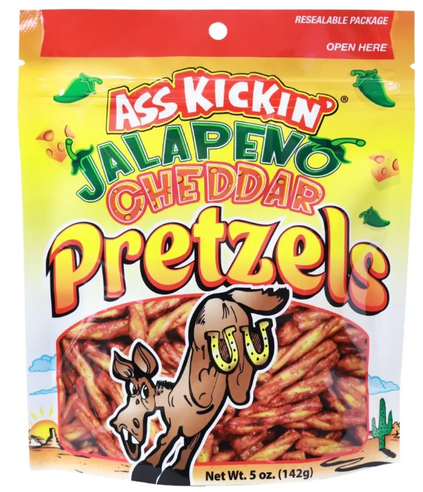 Ass Kickin' Jalapeno Cheddar Pretzels
