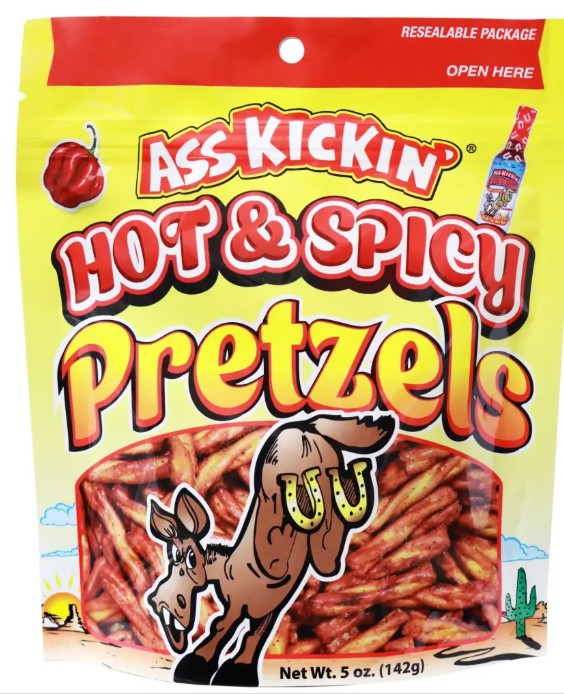 Ass Kickin' Hot & Spicy Pretzels