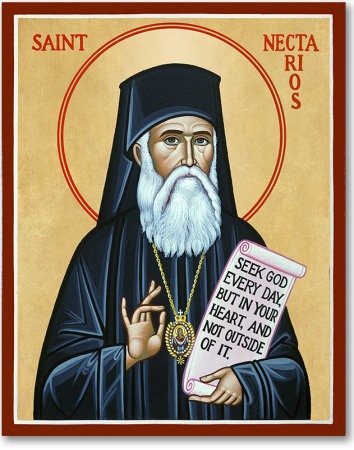 Saint Nectarios of Aegina icon