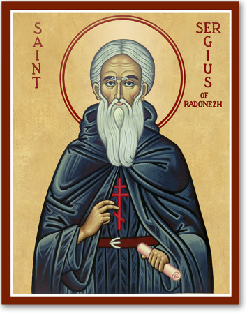 Saint Sergius of Radonezh Icon