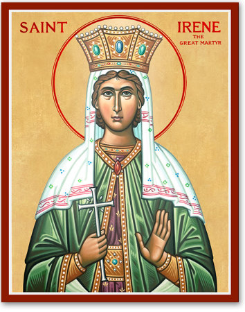 Saint Irene the Great Martyr Icon