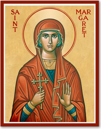 Saint Margaret the Martyr Icon