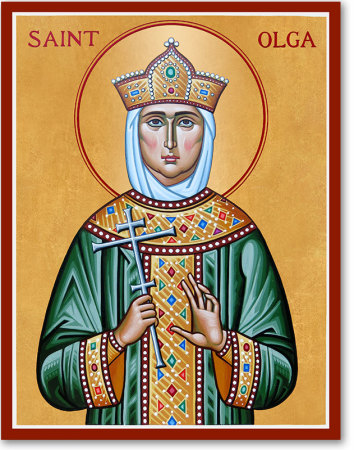 Saint Olga of Kiev Icon