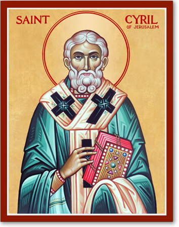 Saint Cyril of Jerusalem Icon