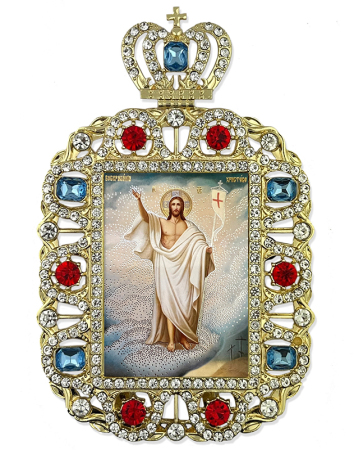 Risen Christ Deluxe Framed Icon