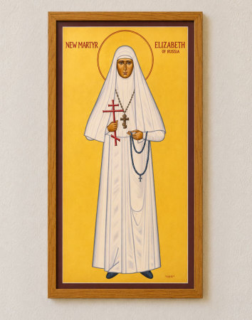Saint Elizabeth the New Martyr Original Icon 36" tall