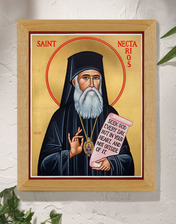 Saint Nectarios Original Icon