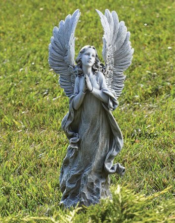 Adoring Angel Indoor-Outdoor Statue