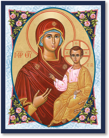 Byzantine Madonna Icon