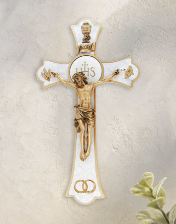 Pewter Wedding Cross