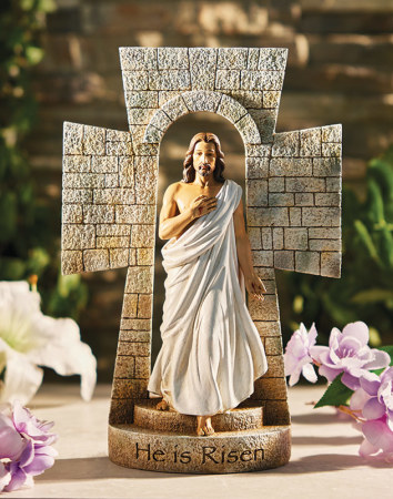 He Is Risen Figurine