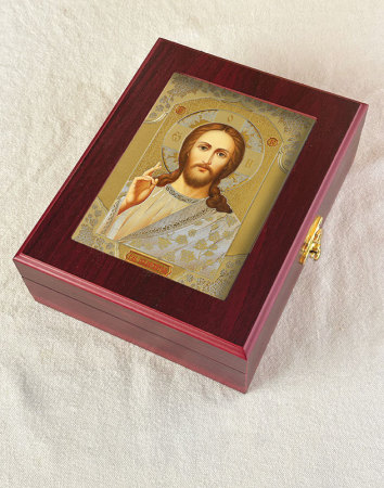 Christ the Teacher Cherrywood Box
