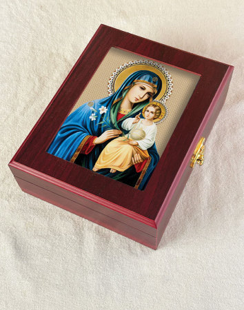 Eternal Bloom Cherrywood Box