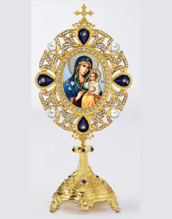 Heirloom Monstrance Style Icon Ornament
