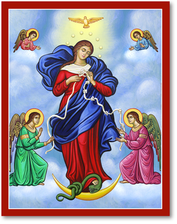 Mary Untier of Knots Icon