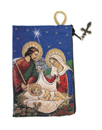Nativity Icon Rosary Pouches - set of 6