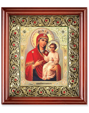 Ornamental Crystal Shrine - Russian Madonna