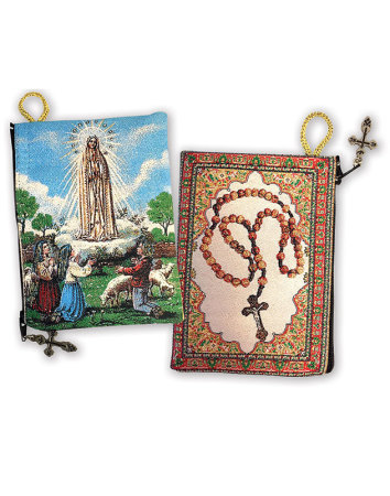 Our Lady of Fatima Rosary Pouches - set of 6