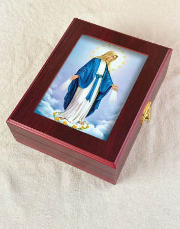 Our Lady of Grace Cherrywood Box