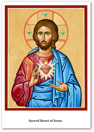 Sacred Heart Holy Cards