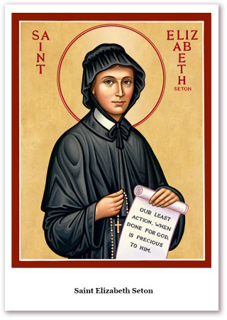 St. Elizabeth Seton Holy Cards