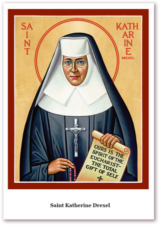 St. Katharine Drexel Holy Cards